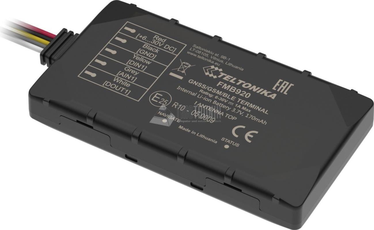 Teltonika FMB920 Small & Smart Tracker with Bluetooth, FMB920