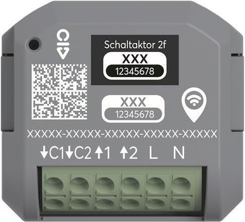 BUSCH-JAEGER Schaltaktor 2-fach, UP, WL (2CKA006710A0056)