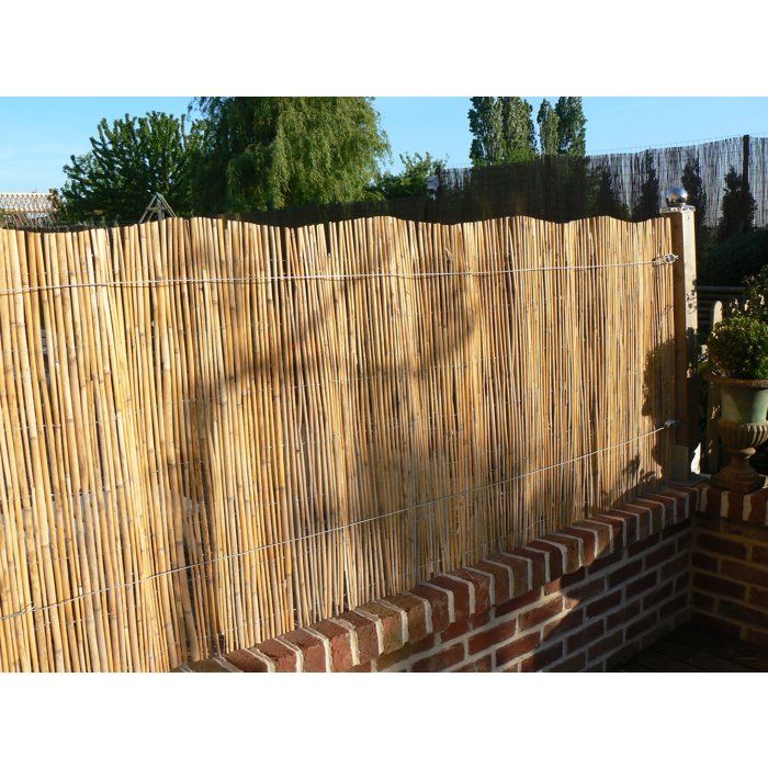 NATURAL Reed Fencing - Natural Split Reeds - 3 x 1 m