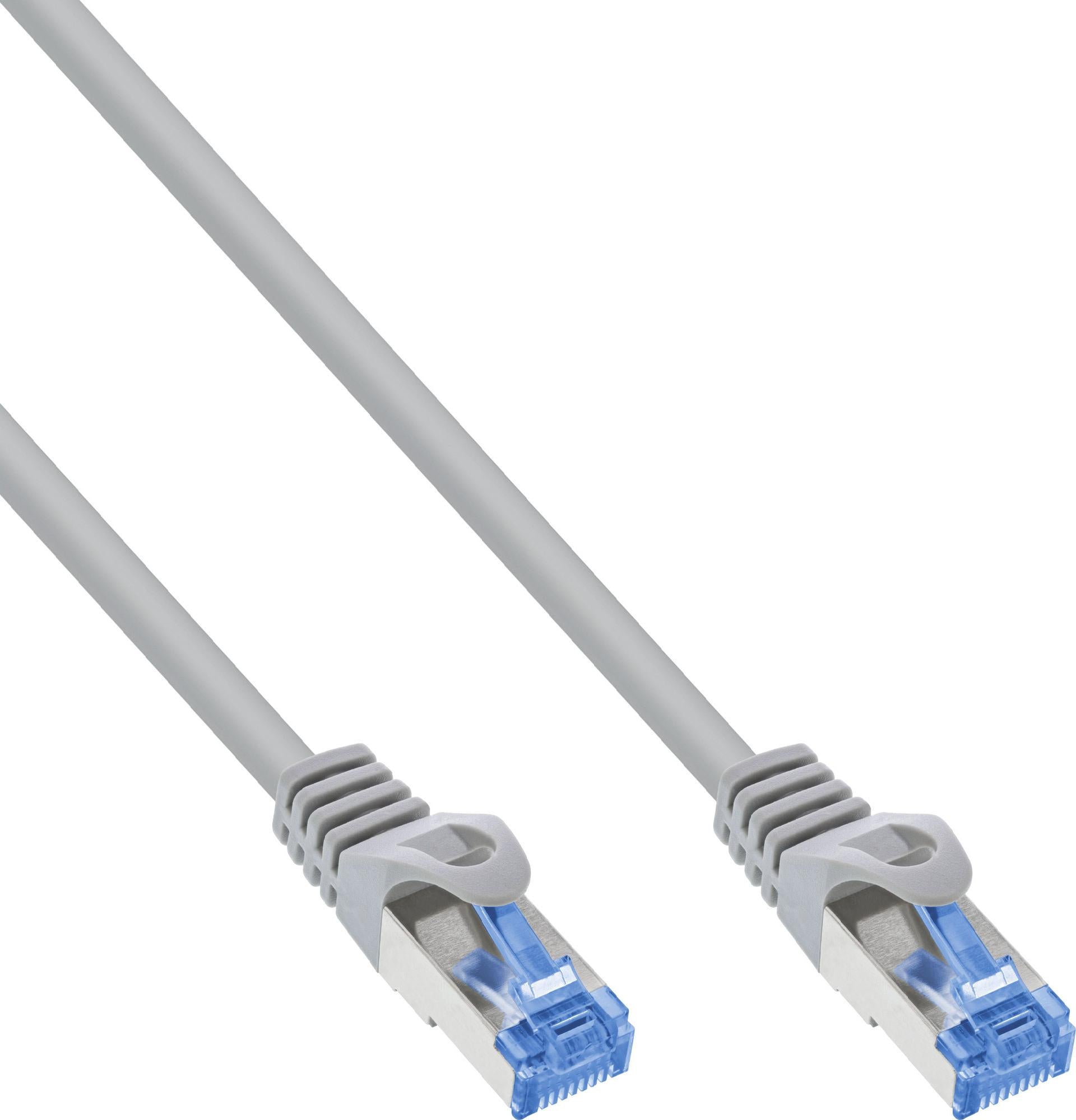 InLine Patch Cable, Cat.6A, S/FTP, Flexible TPE, Grey, 5 m, 25-pack, B-74805 25er