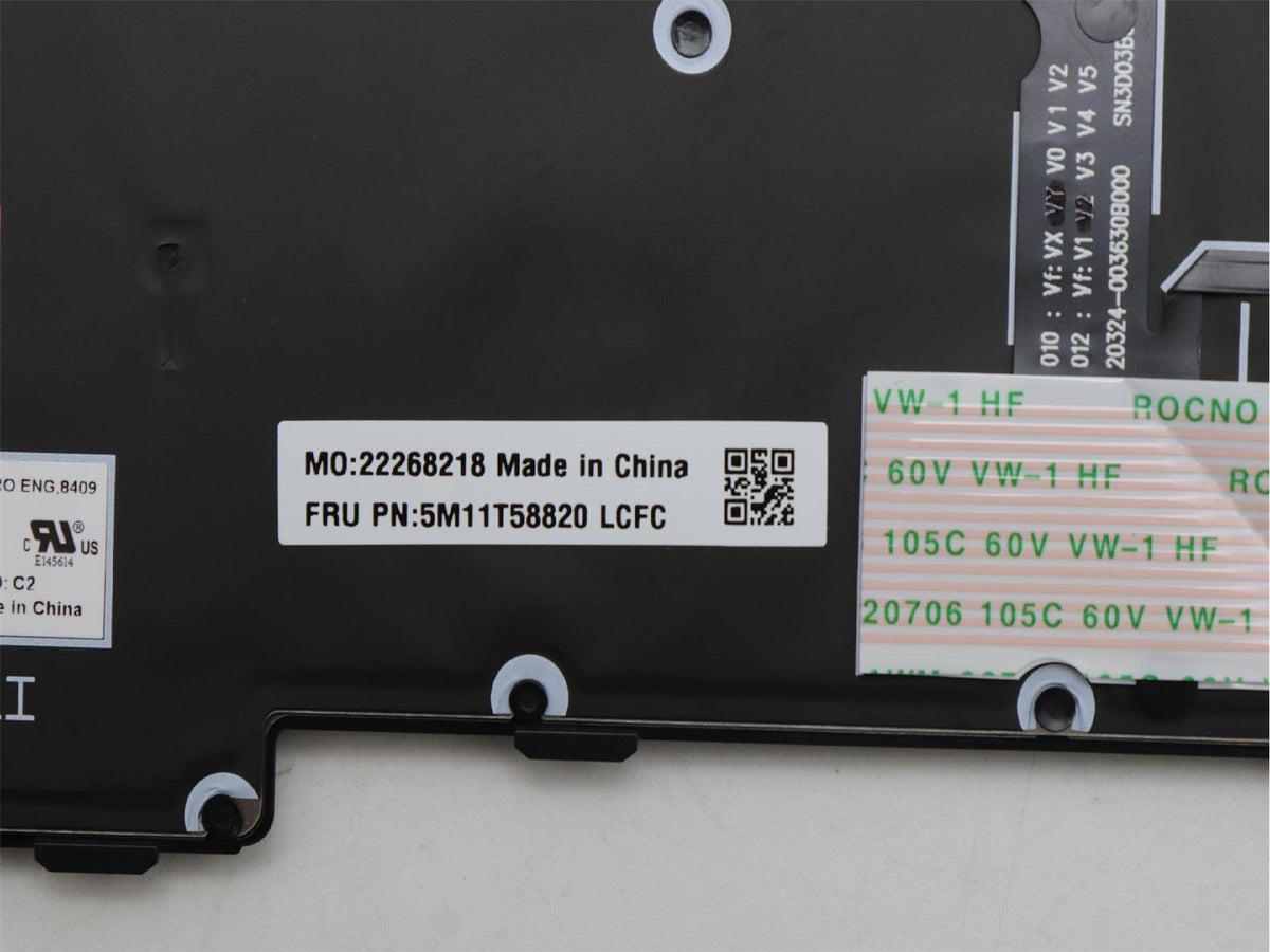 Lenovo MECH_ASM BKLT KB NP BK EURO (5M11T58820)