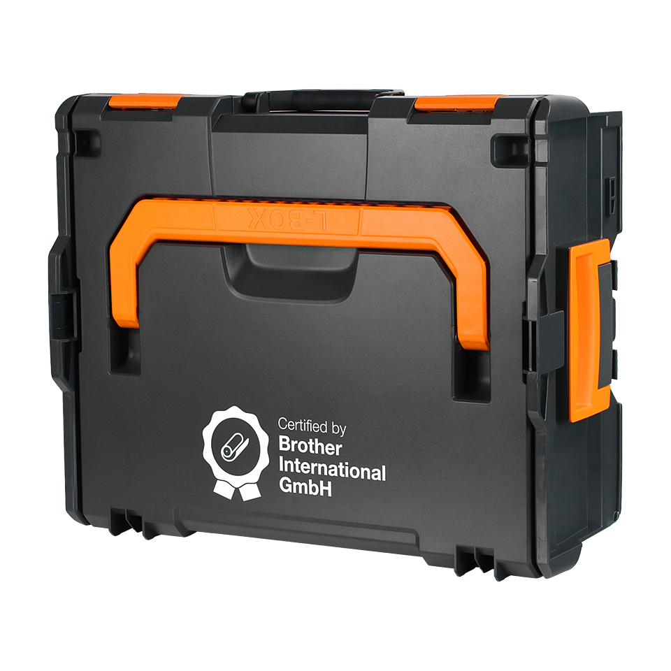 Brother L-BOXX 136 System Case with Foam Insert - Black/Orange - 440x360x150mm