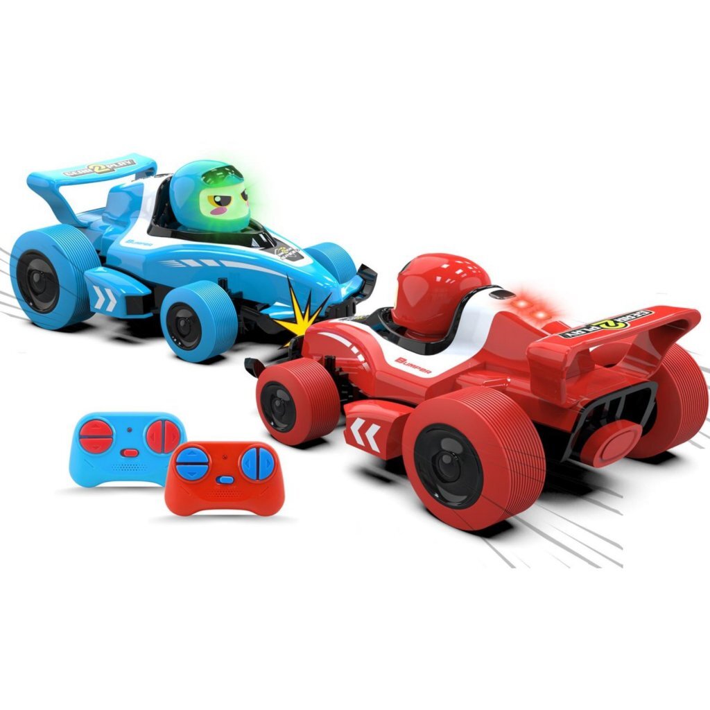 Gear2play RC Formula 1 Neon Bumper Cars with Light and Sound