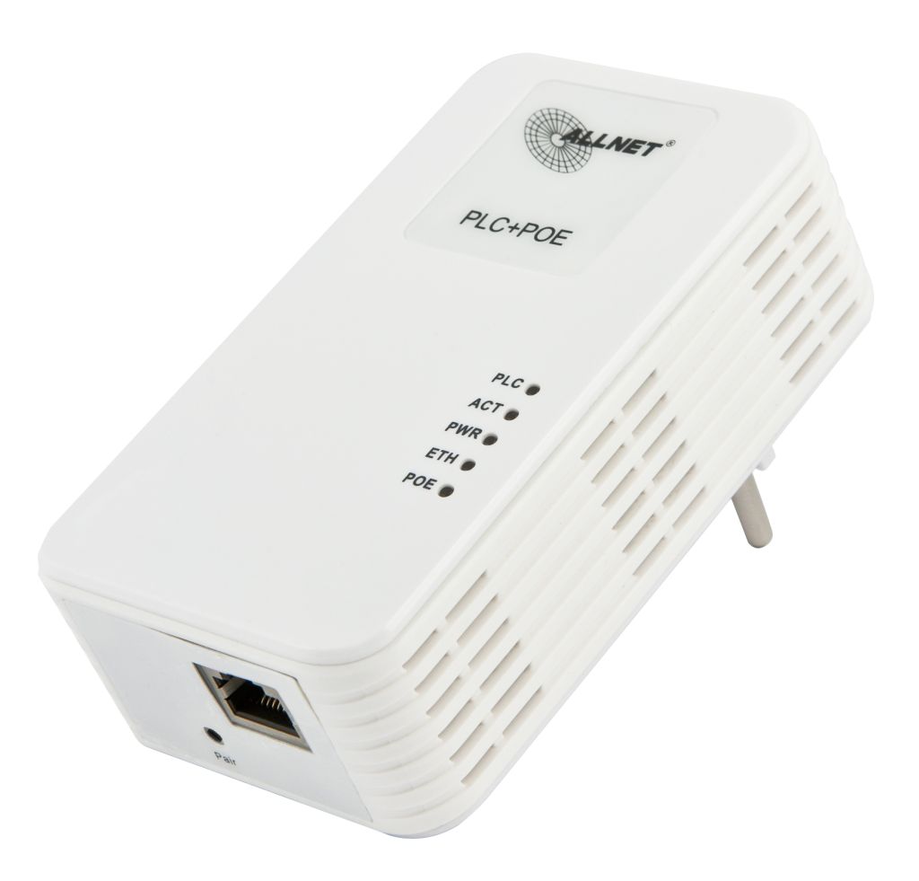 ALLNET Switzerland Powerline 1200Mbit Bridge RJ45 HomePlugV2 "SmartLink" with PoE AT ALL1681203