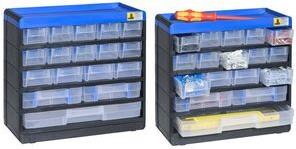 Allit VarioPlus Pro Small Parts Container 300x285x135mm Black/Blue 464610