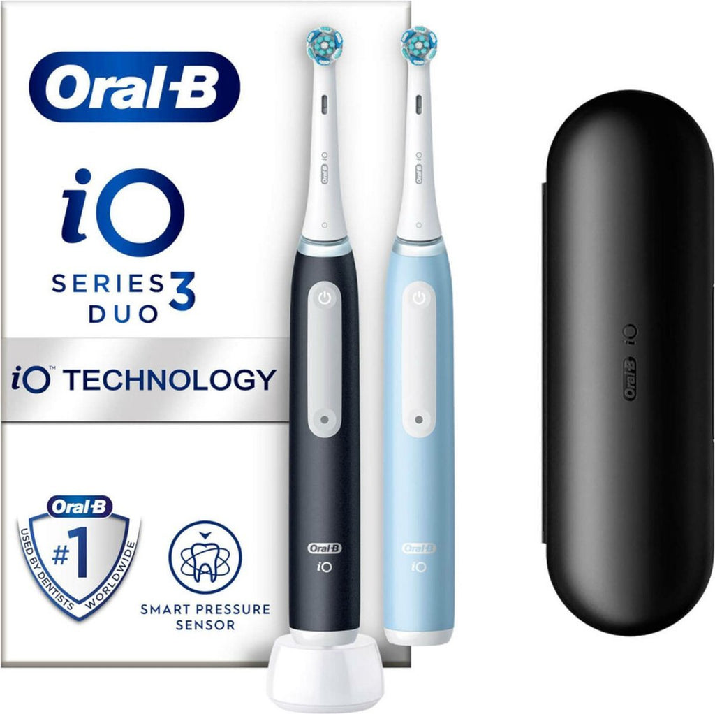 Oral-B redationszahnbürste iO Series 3n Matt Black/Ice Blue - Oral-B redationszahnbürste iO Series 3n Matt Black/Ice BlueZahnbürsten-Art: redationszahnbürste - Stromversorgung: Akkubetrieb - Reinigungsmodi: Whitening - Tägliche Reinigung -