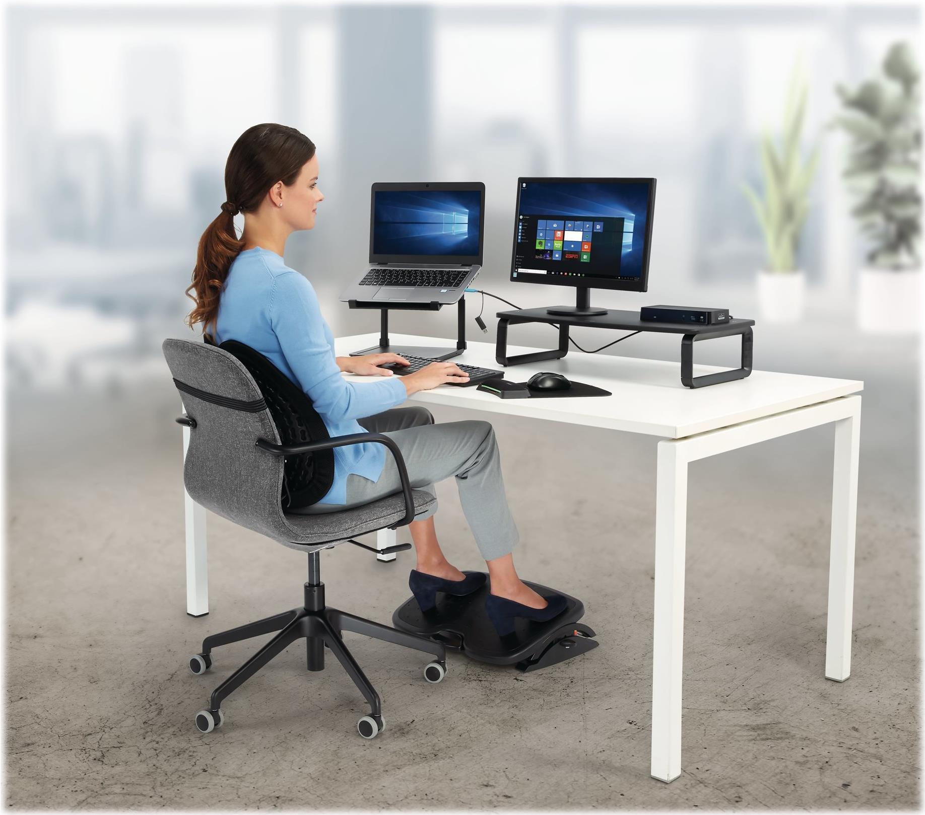 Kensington SmartFit Solemate Plus - Footrest - Black (K52789WW)