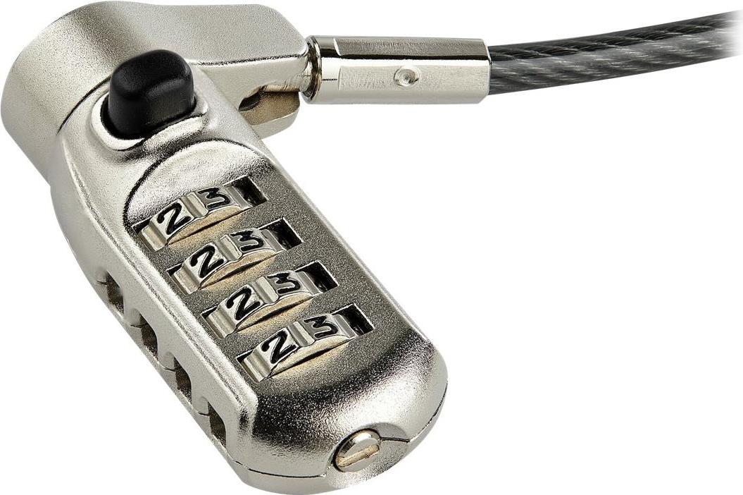 StarTech.com Laptop Lock - 2 m Cable - Security Cable Lock 4-Digit