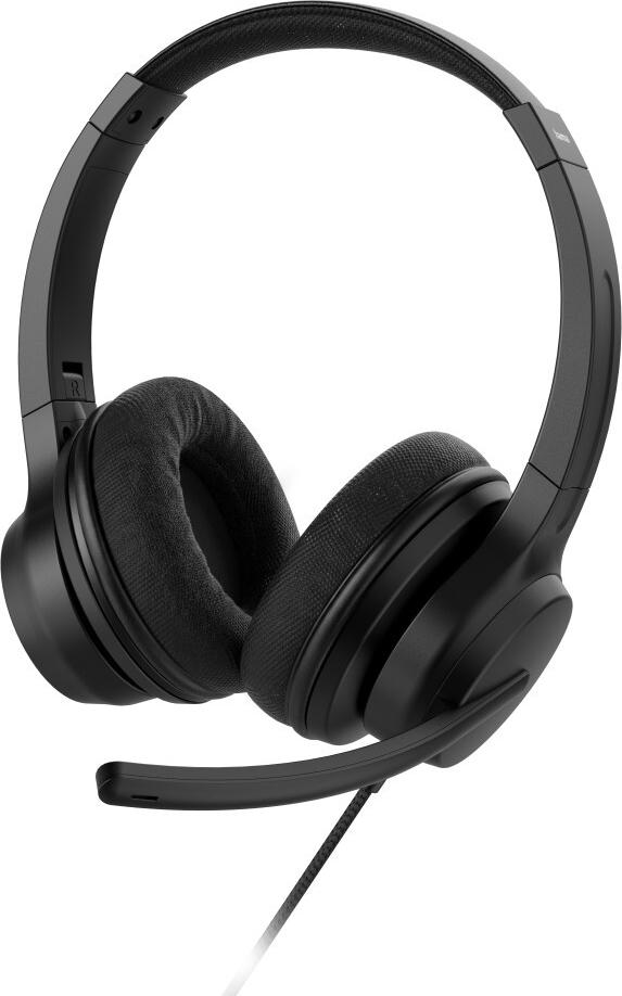 Hama Office-Headset CHS-300 für PC, Business-Kopfhörer mit Kabel und Mikrofon (00139943)