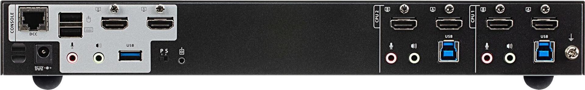 ATEN CS1842 2-Port USB3.0 4K HDMI Dual Display KVMP Switch
