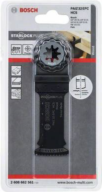 Bosch PAIZ 32 EPC Plunge Saw Blade for Wood Softwood Starlock Plus 60 mm x 32 mm (2608662561)
