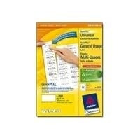Avery Zweckform - Selbstklebende Etiketten - weiß - 48 x 21 mm - 5200 Etikett(en) (100 Bogen x 52) (3650)