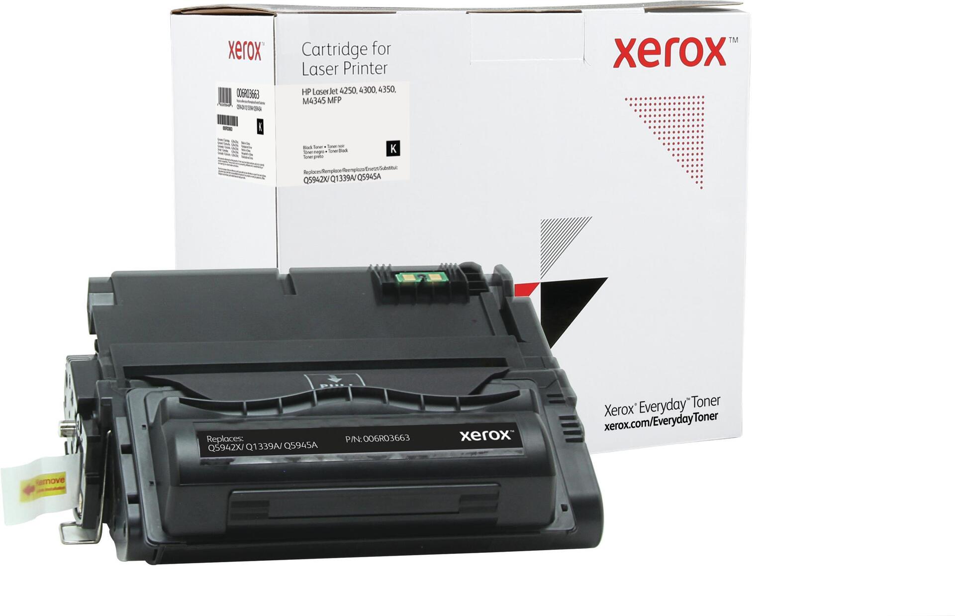 Xerox Everyday Black Toner - Replaces HP 42X/ 39A/ 45A for HP LaserJet 4250,4300, 4350, M4345 MFP