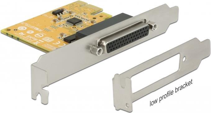 DeLock PCI Express Card - 2 x Serial RS-232 - High Speed - ESD Protection - 62996