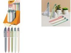 BIC 4 Colours Mineral Tones Ballpoint Pen - 0.32 mm - Model 303302