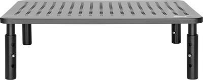 SpeaKa Professional SP-MR-210 Monitor Riser Height 100 to 140 mm Black SP-9430120