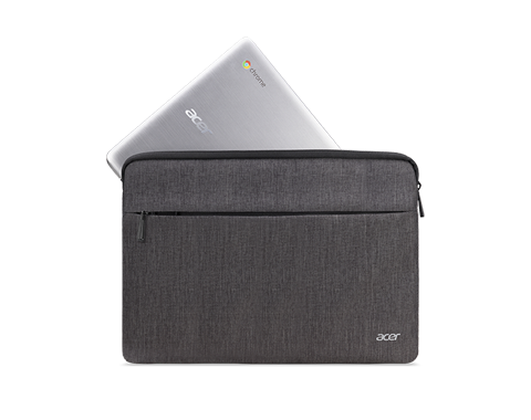Predective Sleeve for 15.6" Laptop - Dark Gray with Front Pocket (NP.BAG1A.293)