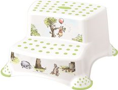 keeeper Kids Step Stool "igor winnie" Two-Step White Load Capacity 120 kg Rubberized Surface and Feet 1 Piece 1003210023800