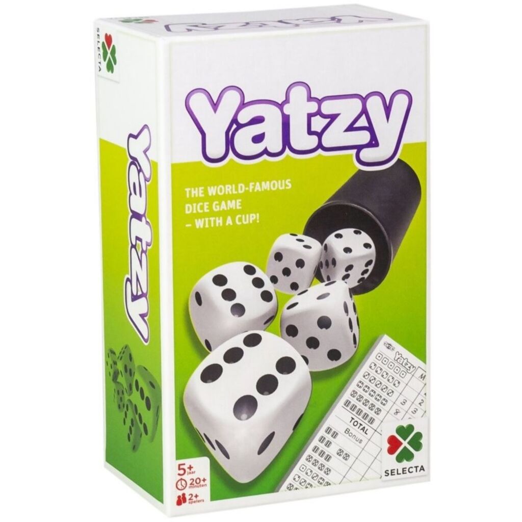 Selecta Game Yatzy - Classic Dice Game for 5 Years and Up
