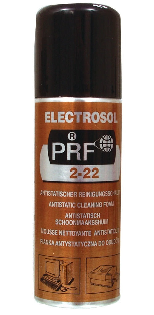 Taerosol PRF 22/220 Electrosol Antistatisch Schoonmaak Schuim 220Ml afbeelding 1