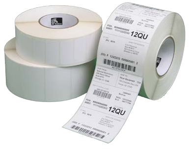 Zebra Z-Perform 1000D Labels - Permanent Acrylic Adhesive - Uncoated - 76.2 x 50.8 mm - 187 Labels (3012911-T)