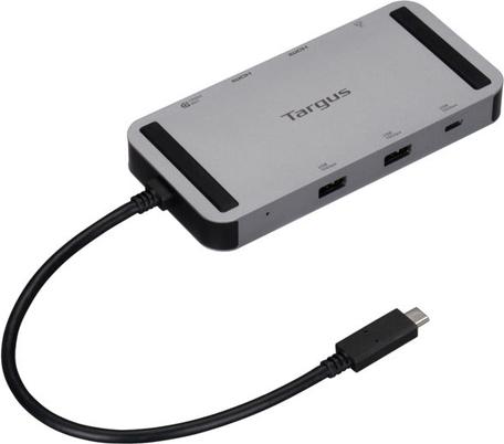 Targus DOCK429GL Wired USB4 Laptop Dock/Port Replicator, Silver