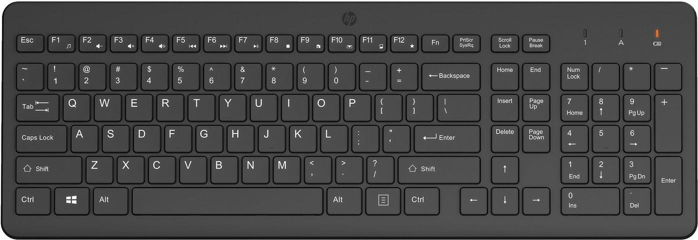 HP Full-sized wireless keyboard with chiclet-style keys (805T2AA#ABF)