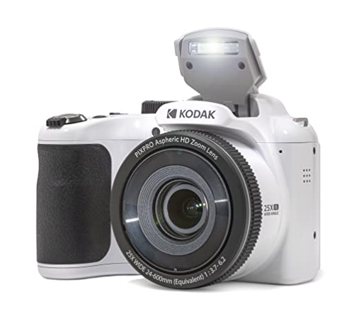 Kodak PIXPRO AZ255 - 1/2.3" Compact Camera - 16.35 MP BSI CMOS - 4608 x 3456 Pixels - White