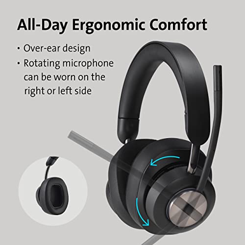 Kensington H3000 Over-Ear Bluetooth Wireless Headset