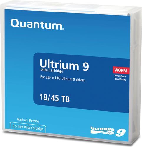 Quantum Data Cartridge LTO-9 WORM Unlabeled 18TB/45TB for LTO Libraries MR-L9MQN-02