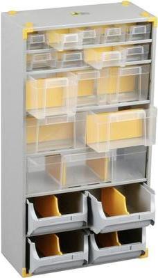 Allit Workshop Magazine - 300 x 165 x 565 mm - 19 Compartments - Model 465610