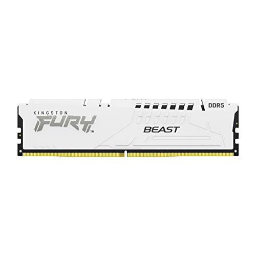 Kingston FURY Beast - DDR5 Module - 16 GB - DIMM 288-PIN - 2600 MHz - CL40 - White - KF552C40BW-16 PC5-41600