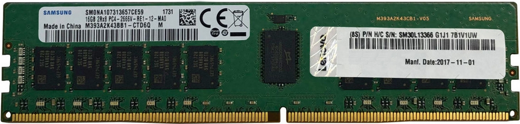 LENOVO ISG ThinkSystem 32GB TruDDR4 3200 MH Rx4 1.2V RDIMM (4X77A08633)