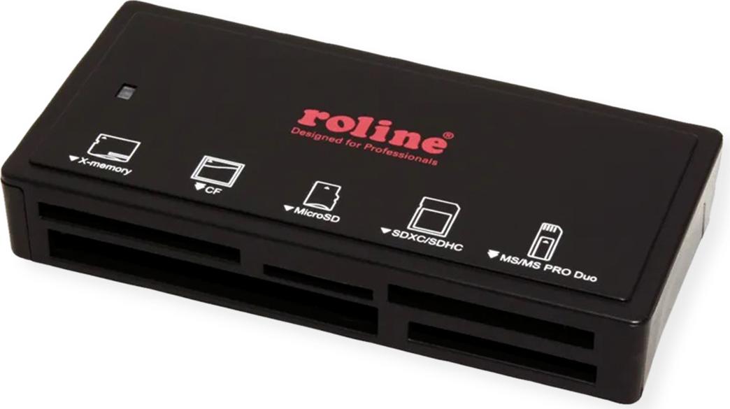 ROLINE USB3.2 Gen1 Multi Card Reader Black 15.08.6249