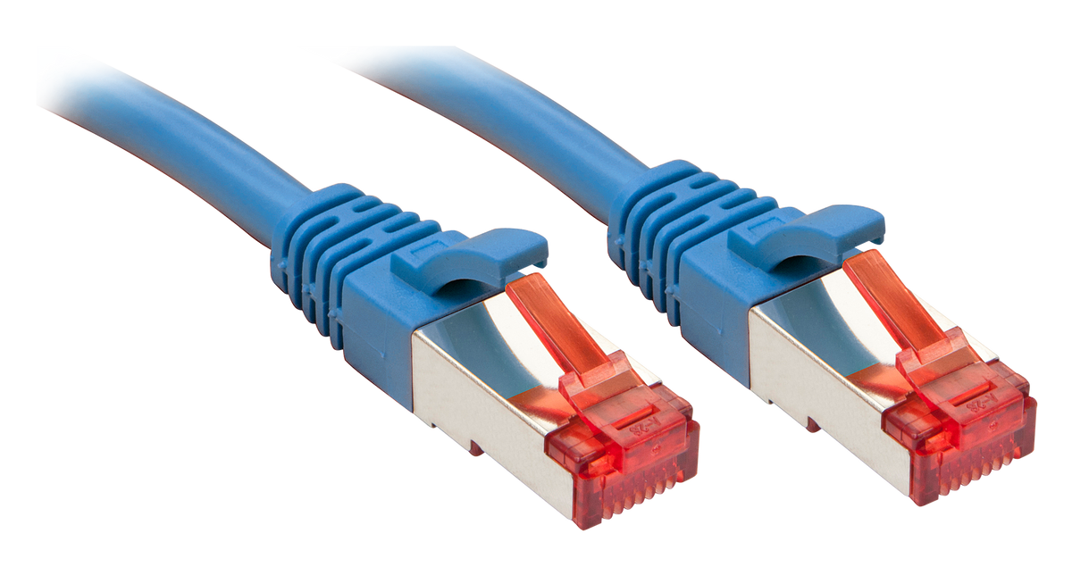 Lindy RJ-45 Patch Cable 20.0 m S/FTP Cat 6e Blue (47725)