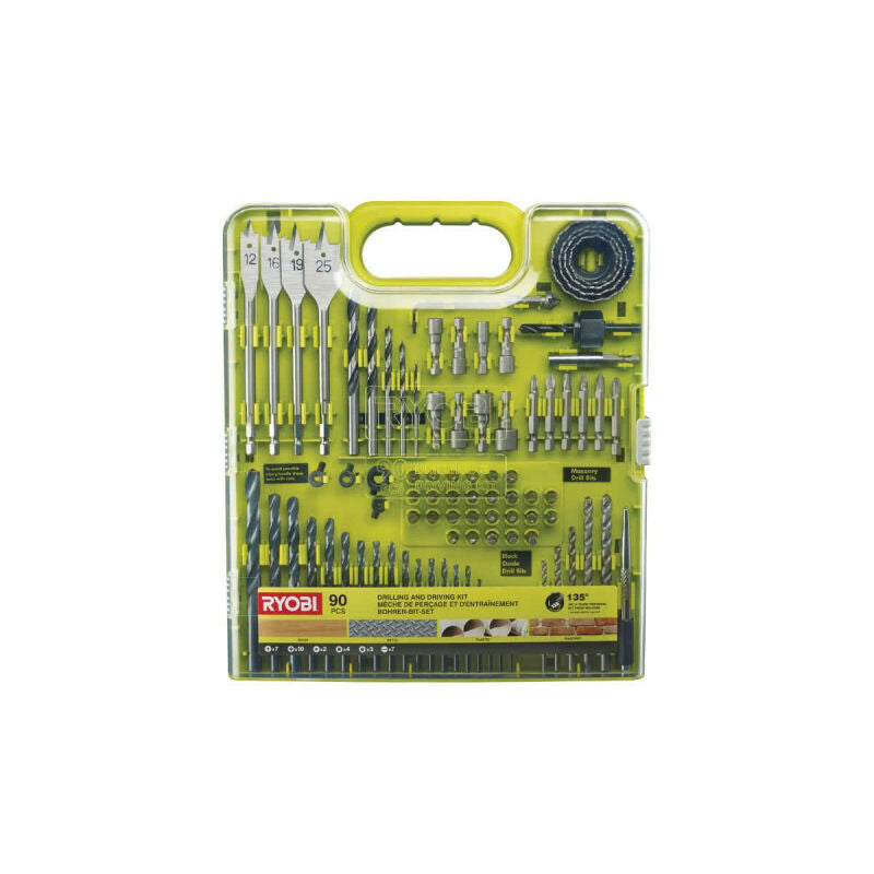 Ryobi Drill and Drive Accessory Set  90 pcs