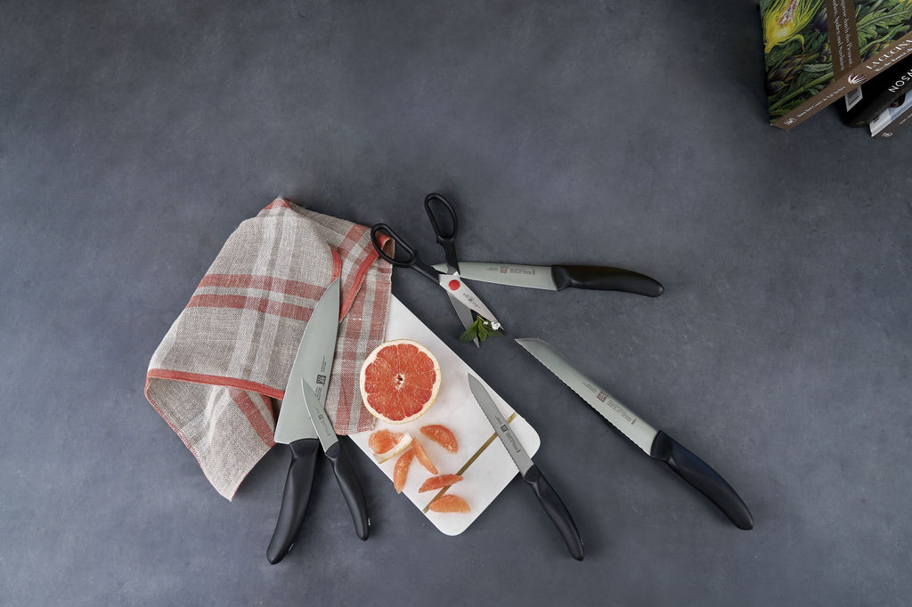 ZWILLING Style Knife Set 5 Knives Self-Sharpening Block