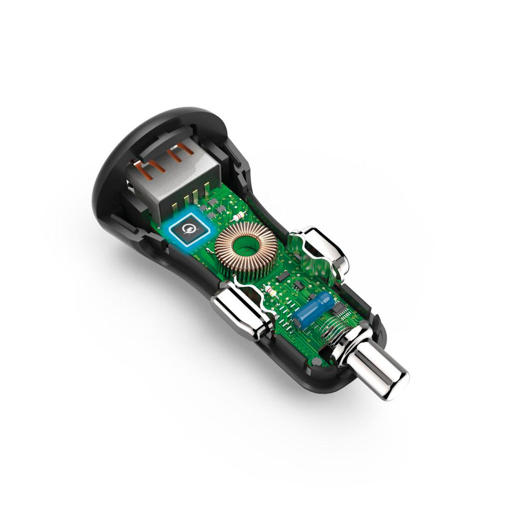 Hama Kfz-Ladegerät Qualcomm® Quick Charge 3.0, 19,5 Watt, black (00201633)