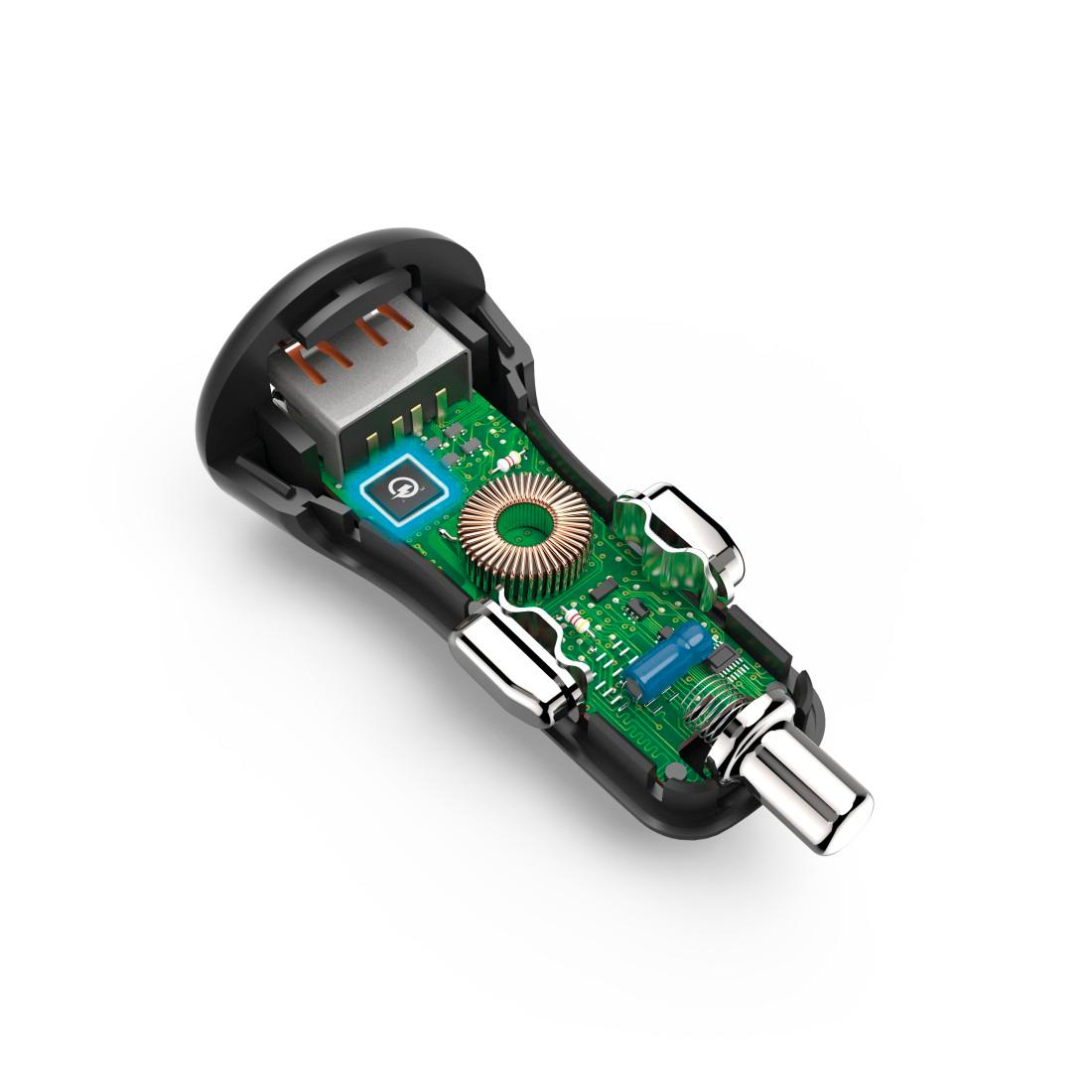Hama Kfz-Ladegerät Qualcomm® Quick Charge 3.0, 19,5 Watt, black (00201633)