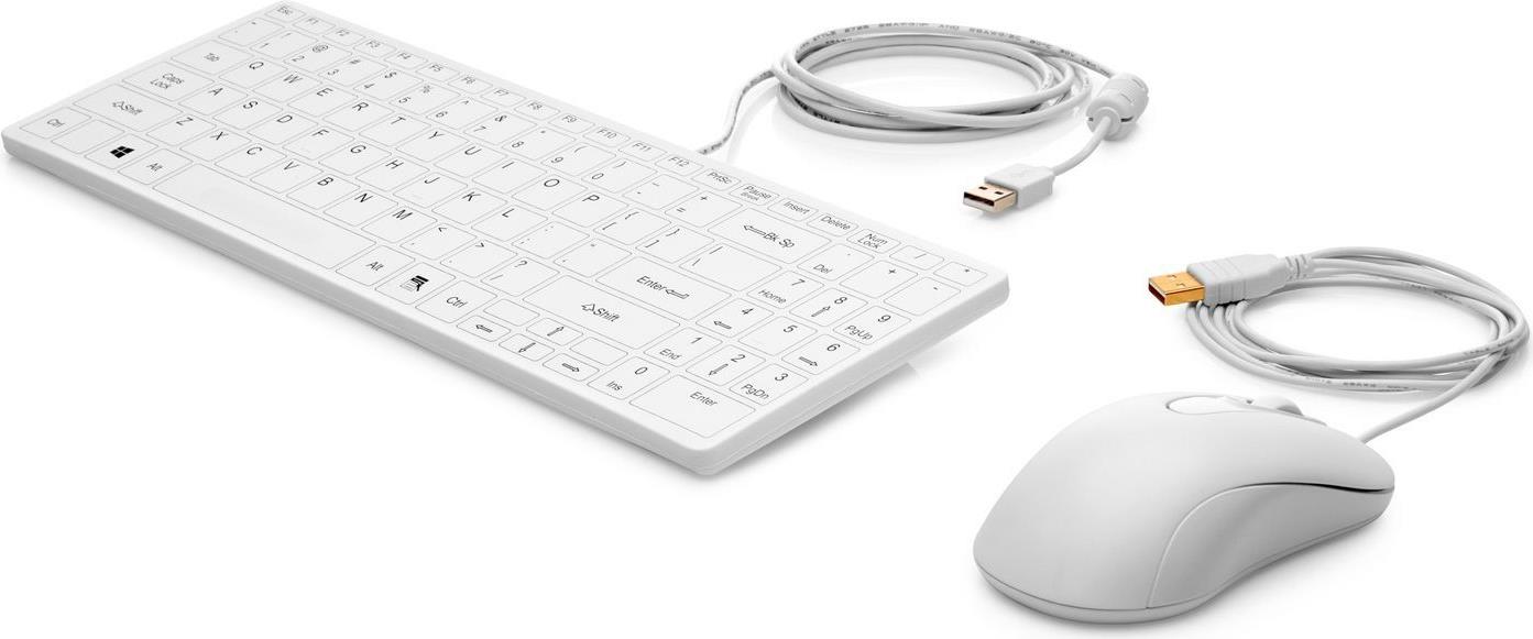 HP Healthcare Mouse and Keyboard Set - USB - Italian - for HP Z1 G8 EliteDesk (1VD81AA#ABZ)
