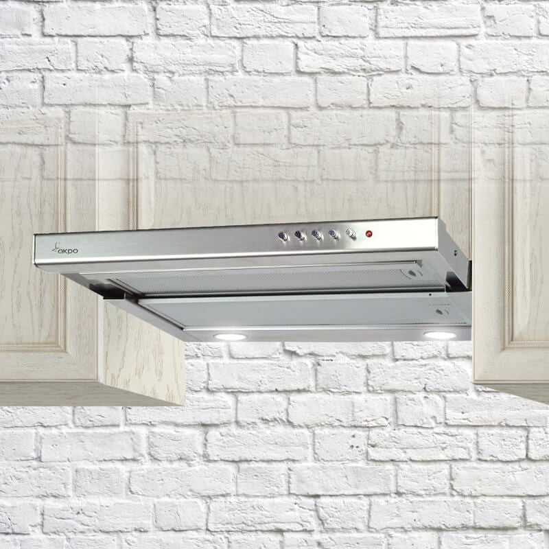 Akpo WK-7 Light 50 Semi Built-in Cooker Hood Stainless Steel