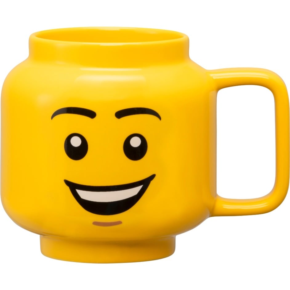 Room Copenhagen LEGO Ceramic Mug Happy Boy, Yellow (41460806)