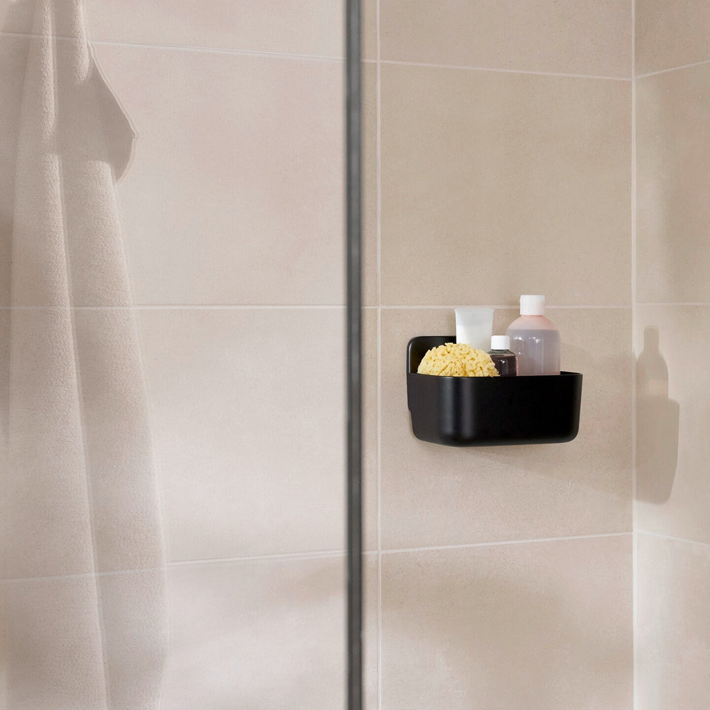 tesa 40515-00000-00 LAVAA Shower Basket Adhesive - Black (Matt)