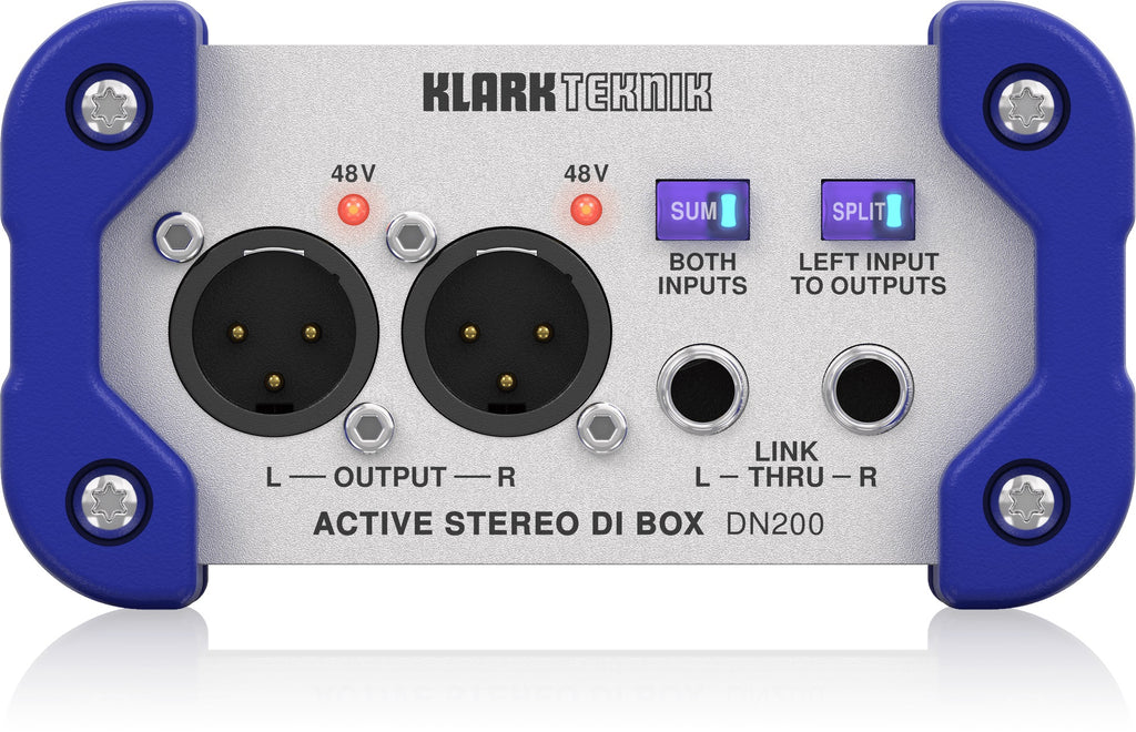 Klark Teknik DN200 V2 Active DI-Box 2-Channel