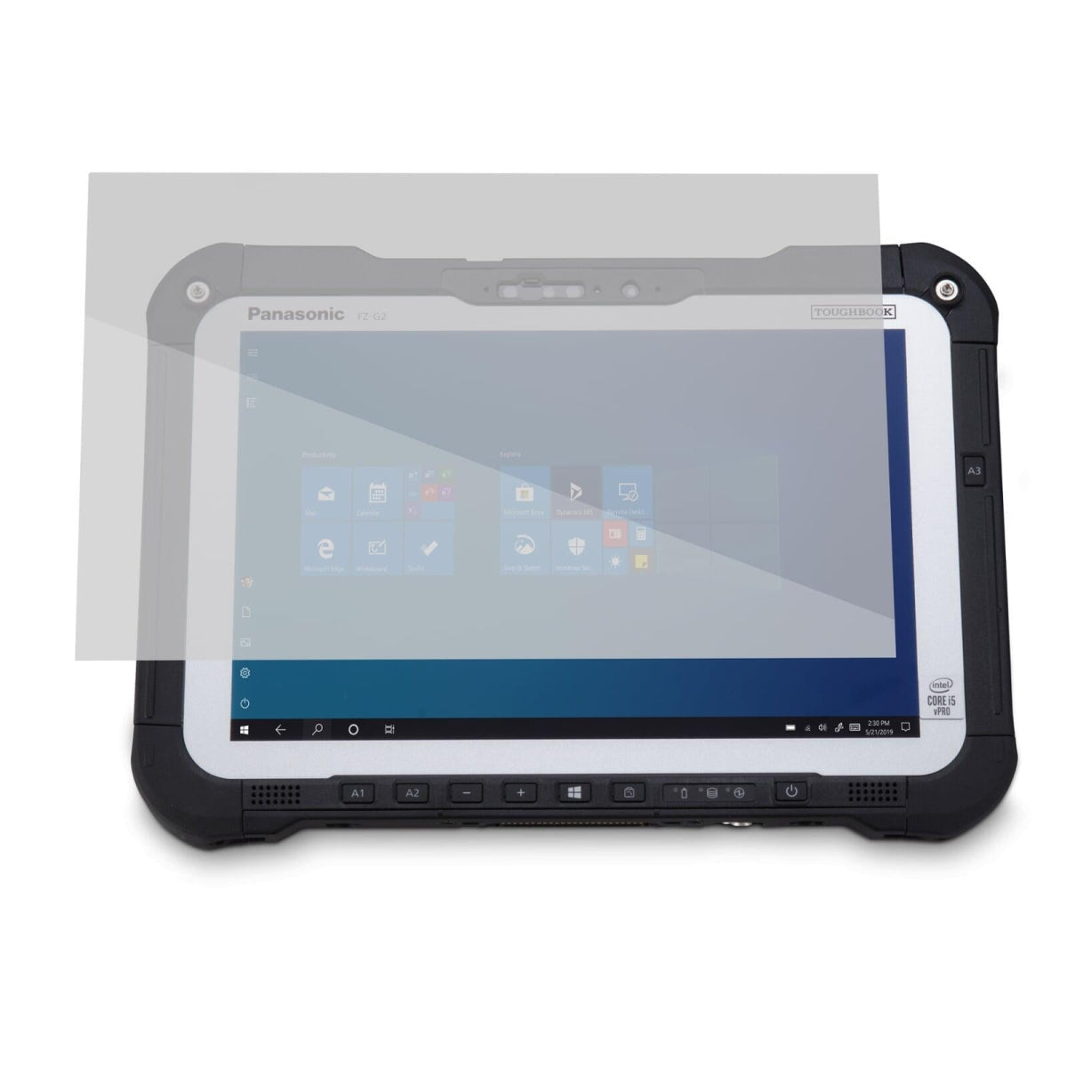 Panasonic Infocase ToughMate - Screen Protector - Glass - for Toughbook G2, G2 Quick Release SSD, G2 Standard (PCPE-INFG2TG1)