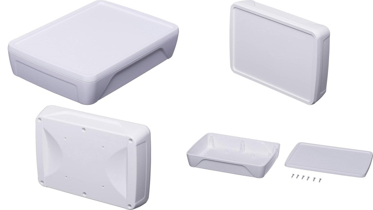 Bopla Hand Case 215 x 150 x 46 mm, ABS White (RAL 9016) (BOP 7.0-9016)