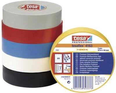 tesaflex® 4163 PVC Insulating Tape 33 m x 25 mm White (4163-190-92)