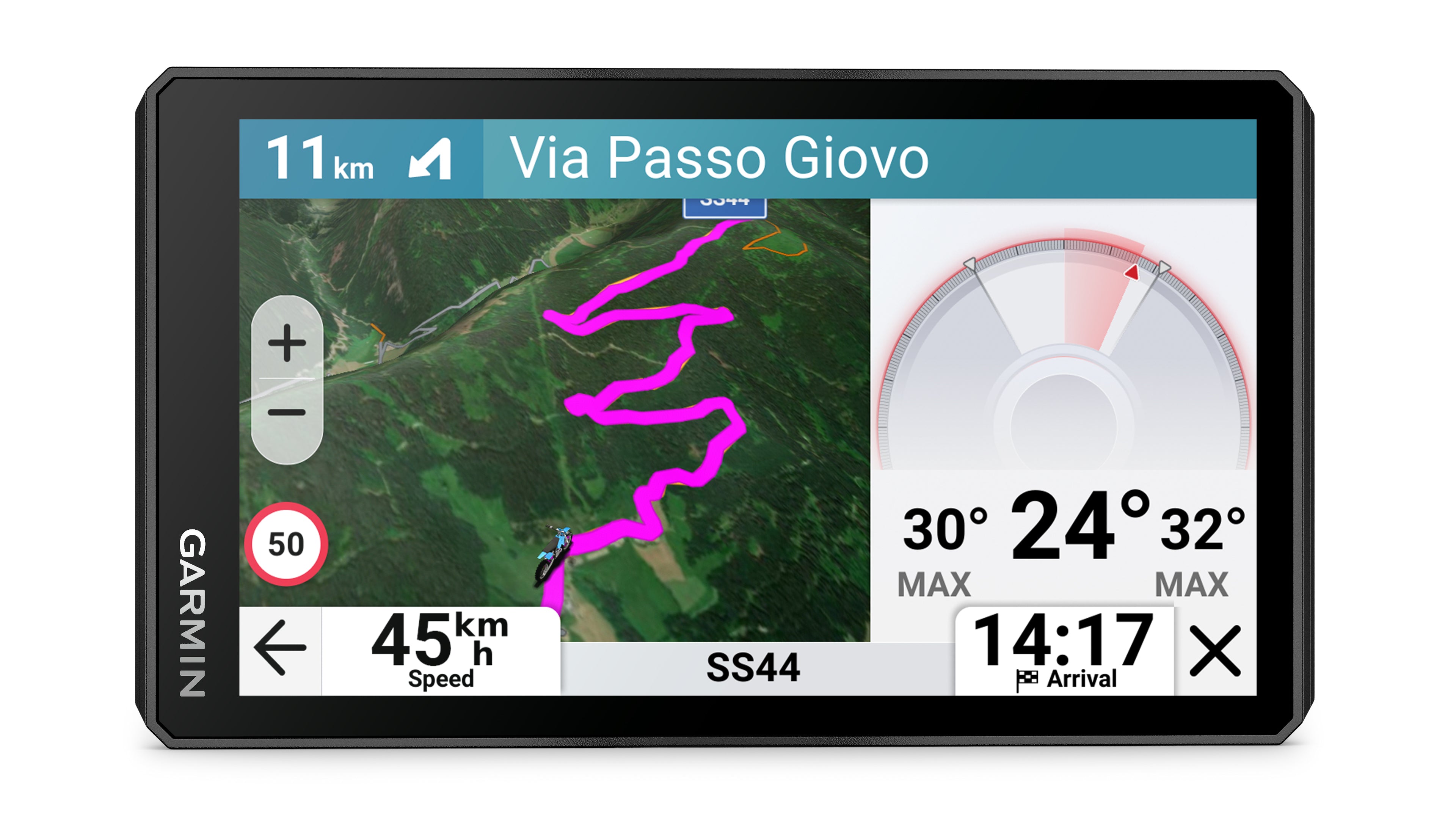 Garmin zūmo XT3 Motorcycle Navigation System, 4.7" TFT Touchscreen, 64 GB, IPX7