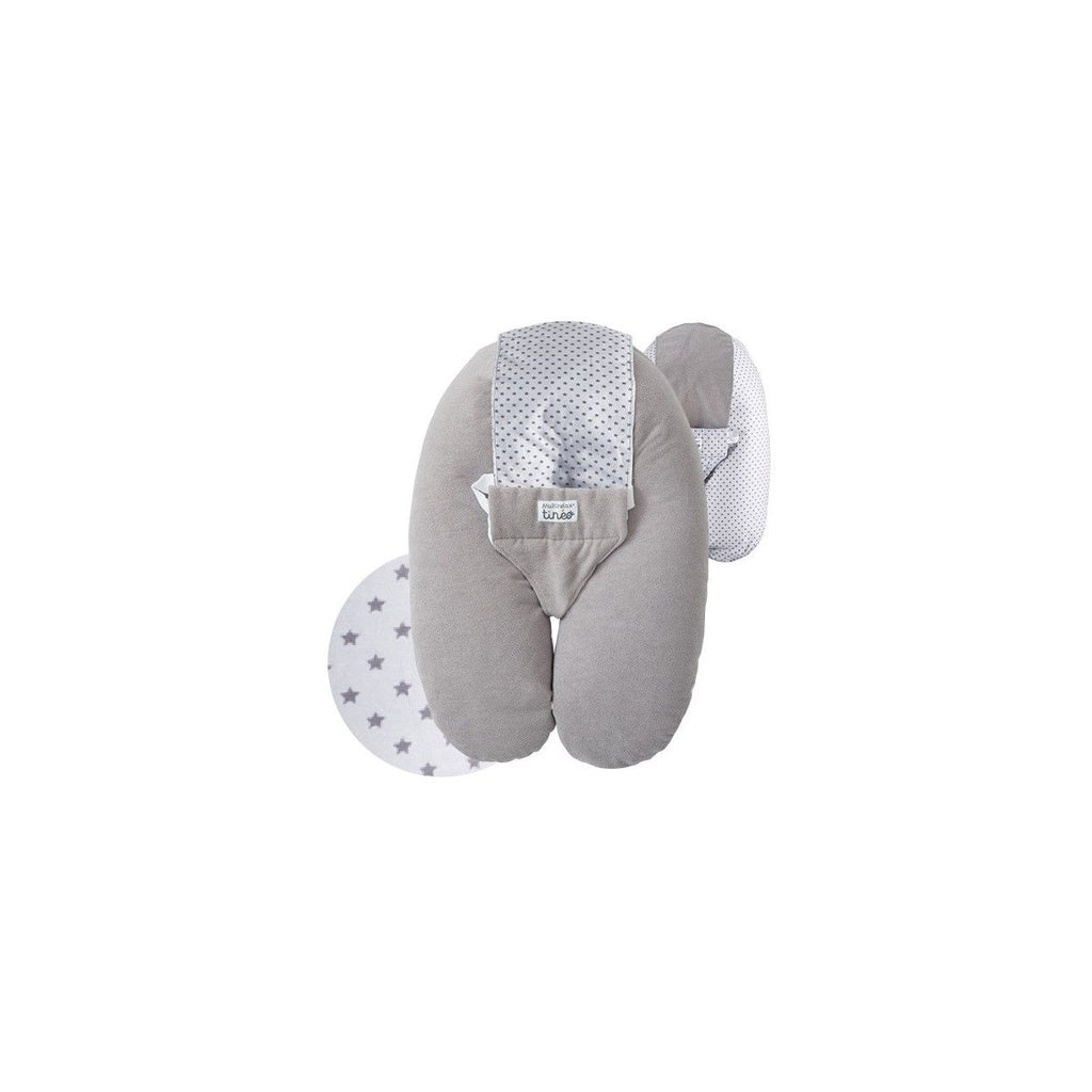 TINEO Multifunctional Maternity Pillow - Multi-Relax - Removable Cover - 78x44cm - Grey
