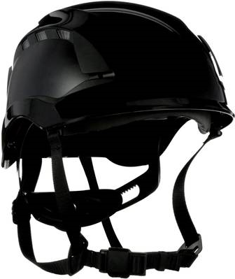 3 M SecureFit X5012VE-CE Protective Helmet, ventilated, with UV sensor, black, EN 397, EN 12492, EN 50365 (X5012VE-CE)
